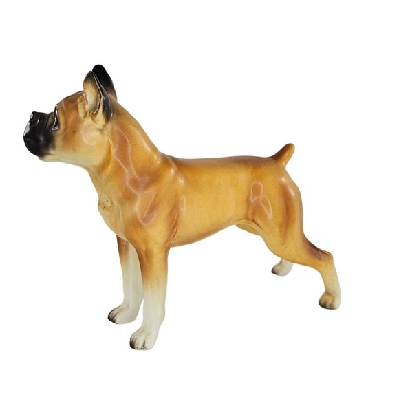Vintage Lefton Boxer Dog Figurine Standing H02294 - Picture 4 of 8